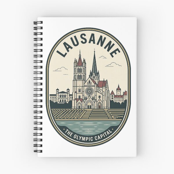 Item preview, Vintage Lausanne Switzerland Olympic Capital Travel Badge designed and sold by k3rstman1.