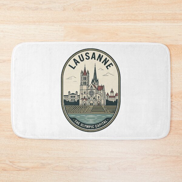 Item preview, Vintage Lausanne Switzerland Olympic Capital Travel Badge designed and sold by k3rstman1.