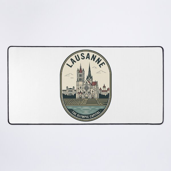 Item preview, Vintage Lausanne Switzerland Olympic Capital Travel Badge designed and sold by k3rstman1.