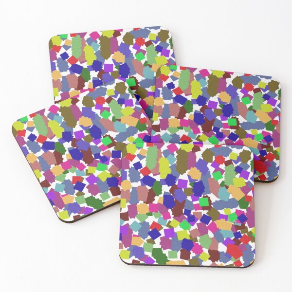 Item preview, Colorful Geometric Confetti Abstract Pattern designed and sold by PixelParinda.