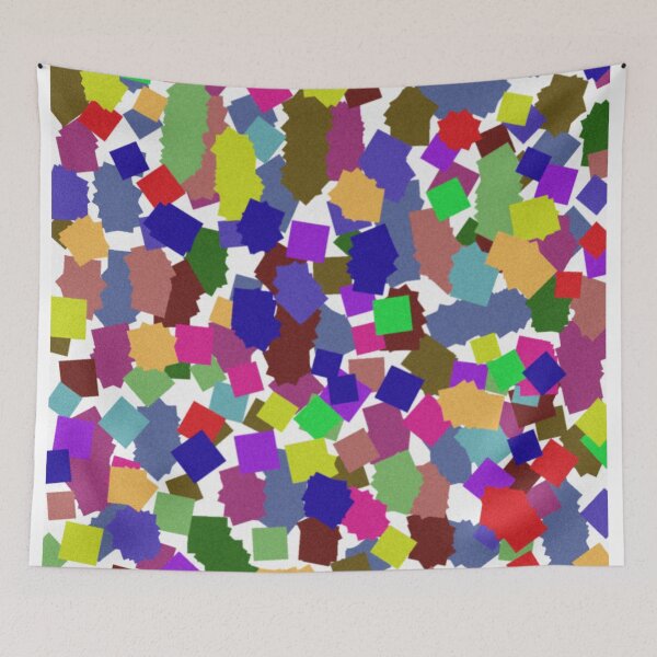 Item preview, Colorful Geometric Confetti Abstract Pattern designed and sold by PixelParinda.