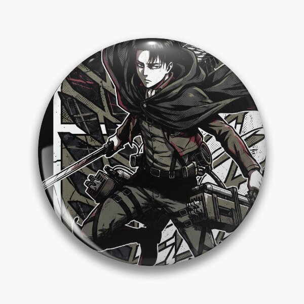 Item preview, Attack on Titan Levi Ackerman Anime Manga Graphic Tee designed and sold by Senpaiwaves.