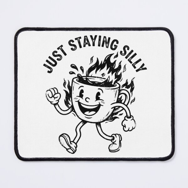 Item preview, Just Staying Silly Vintage Rubber Hose Cartoon Ironic Humor designed and sold by Sunday Social Club.