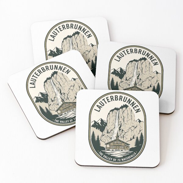 Item preview, Vintage Lauterbrunnen Switzerland Valley of 72 Waterfalls designed and sold by k3rstman1.