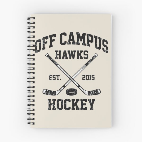 Item preview, Off Campus Hawks Hockey Vintage T-Shirt designed and sold by CareerKitties.