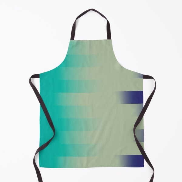 Item preview, Teal Navy Gradient Stripes Abstract Modern Minimalist Poster designed and sold by ByJacobHam.