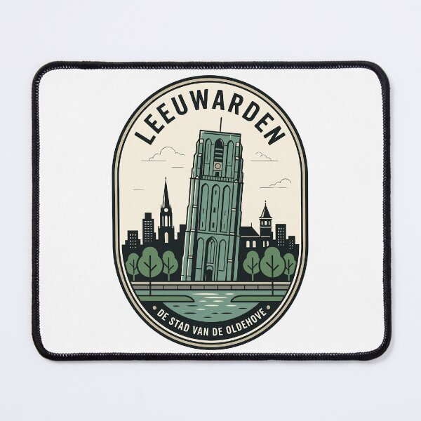 Item preview, Leeuwarden Netherlands Oldehove Leaning Tower Travel Badge designed and sold by k3rstman1.