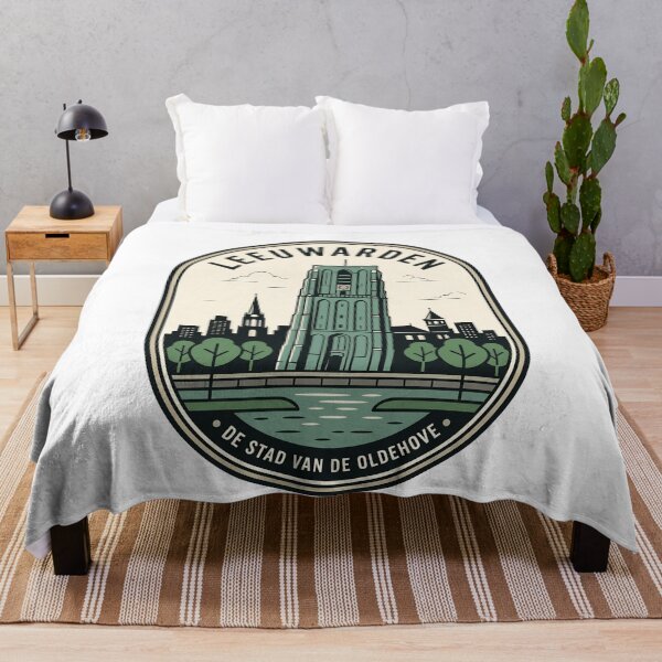 Item preview, Leeuwarden Netherlands Oldehove Leaning Tower Travel Badge designed and sold by k3rstman1.