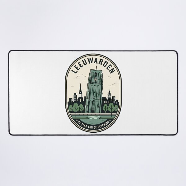 Item preview, Leeuwarden Netherlands Oldehove Leaning Tower Travel Badge designed and sold by k3rstman1.