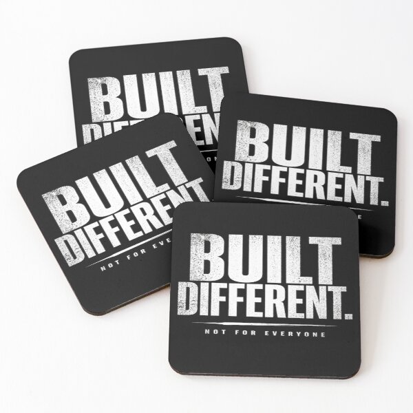 Item preview, Built Different – Not For Everyone | Bold Motivational Typography Design designed and sold by rigelcreation.