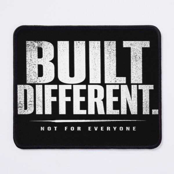 Item preview, Built Different – Not For Everyone | Bold Motivational Typography Design designed and sold by rigelcreation.