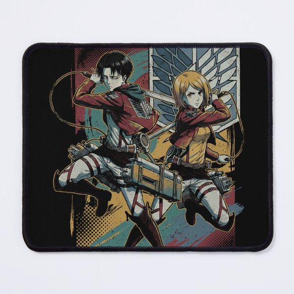 Item preview, Attack on Titan Levi and Petra Anime Manga Graphic Tee designed and sold by Senpaiwaves.