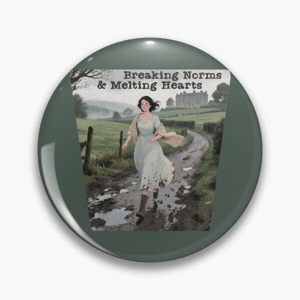 Item preview, Breaking Norms & Melting Hearts – Cottagecore Elizabeth Bennet Pride and Prejudice Art designed and sold by FIREDesignsPOD.
