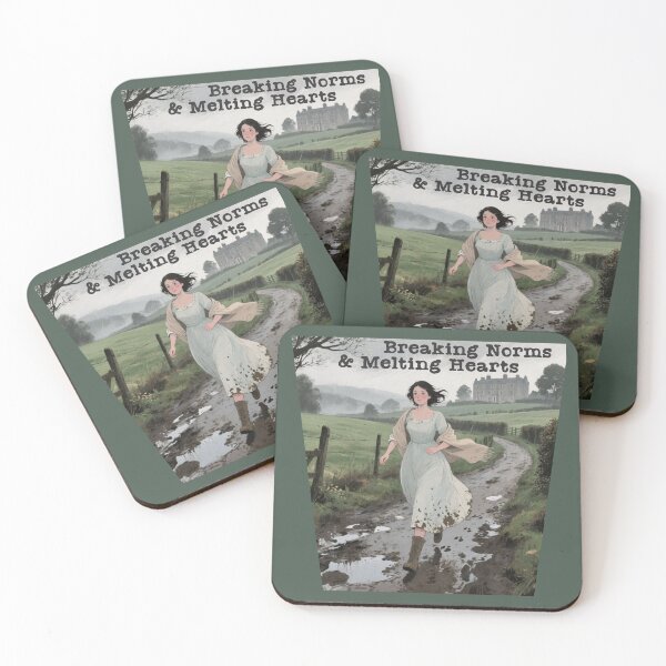 Item preview, Breaking Norms & Melting Hearts – Cottagecore Elizabeth Bennet Pride and Prejudice Art designed and sold by FIREDesignsPOD.
