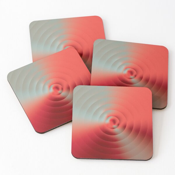 Item preview, Abstract Red Spiral Gradient Minimalist Contemporary Wall Art designed and sold by ByJacobHam.