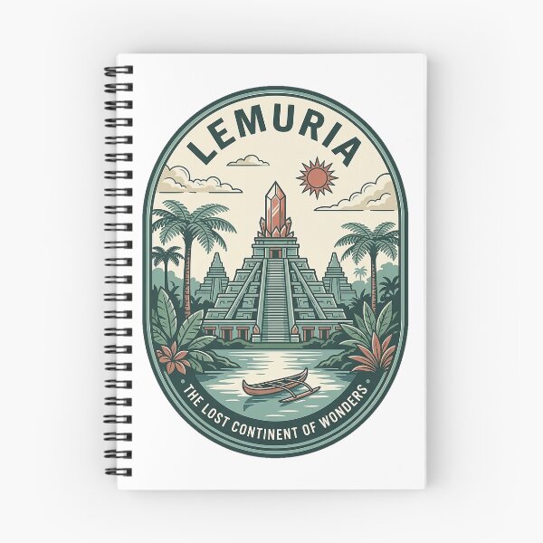 Item preview, Vintage Lemuria Lost Continent Ancient Pyramid Badge designed and sold by k3rstman1.