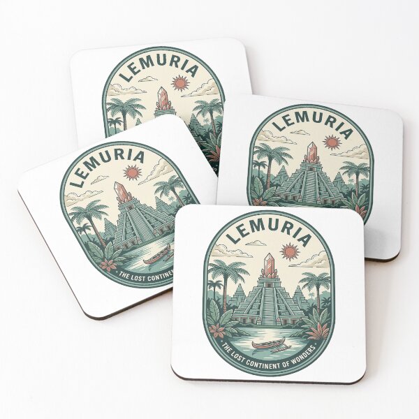 Item preview, Vintage Lemuria Lost Continent Ancient Pyramid Badge designed and sold by k3rstman1.