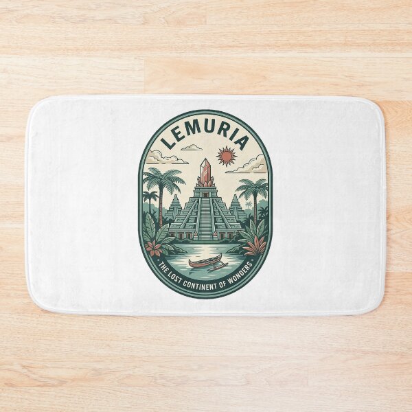 Item preview, Vintage Lemuria Lost Continent Ancient Pyramid Badge designed and sold by k3rstman1.