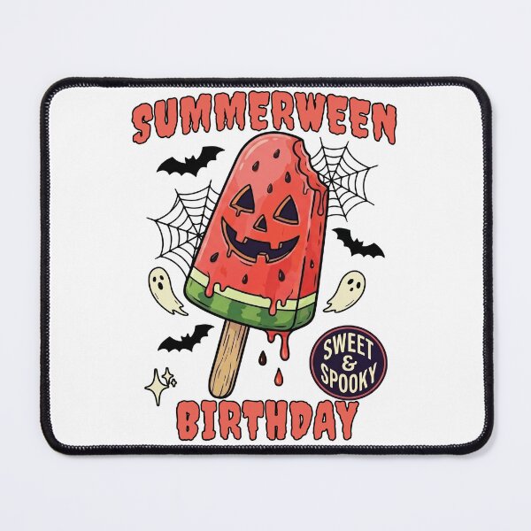 Item preview, Summerween Birthday – Sweet & Spooky Watermelon Popsicle Jack-O-Lantern designed and sold by TheBeesForYou.