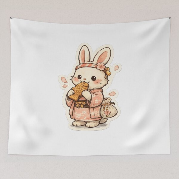 Item preview, Sleepy Rabbit & Taiyaki Time designed and sold by Matcha Yoru.