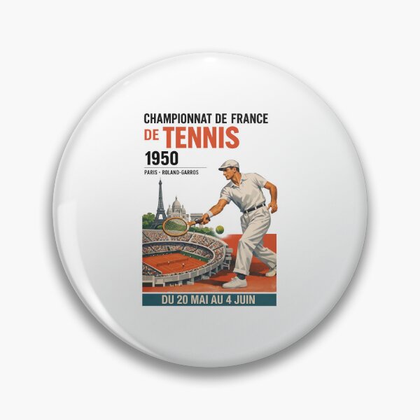 Item preview, Championnat De France De Tennis 1950 Vintage French Tennis designed and sold by jinajinawoodood.