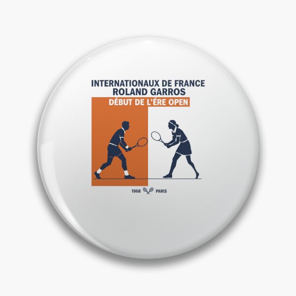 Item preview, Roland Garros 1968 French Open Vintage Tennis Tournament designed and sold by jinajinawoodood.