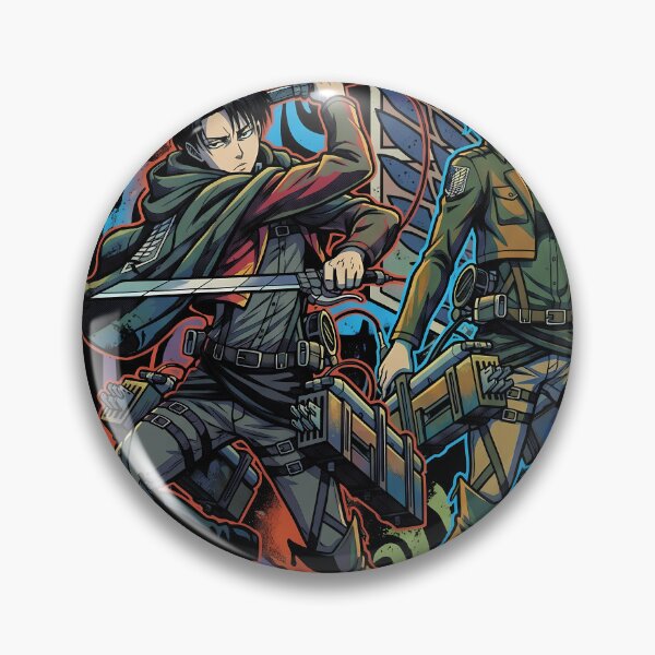 Item preview, Attack on Titan Levi and Petra Anime Manga Graphic Tee designed and sold by Senpaiwaves.