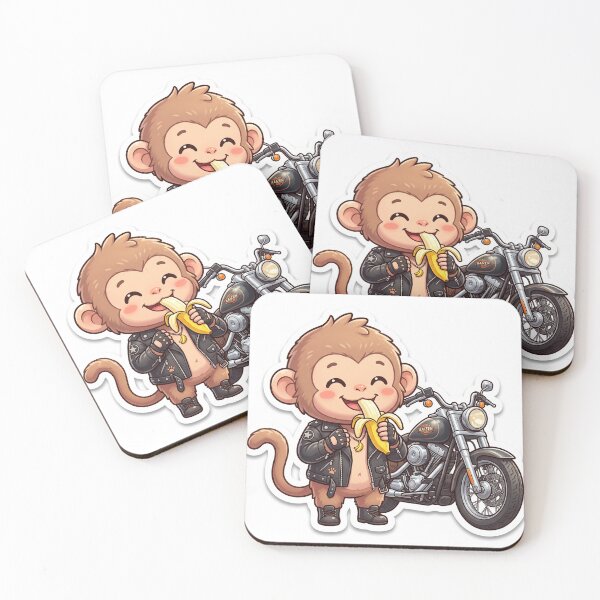Item preview, Monkey's Wild Biker designed and sold by HD3284.