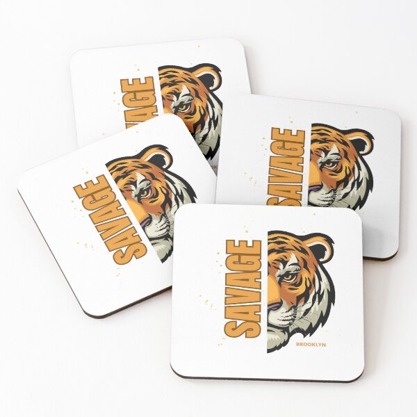 Item preview, Savage tiger designed and sold by SURYAsticker.