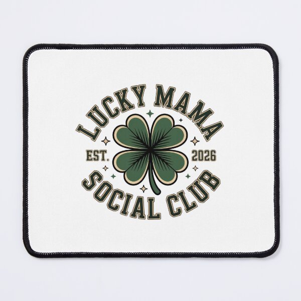 Item preview, One Lucky Mama Clover Leopard Print St Patrick's Day Mom designed and sold by MJO80.