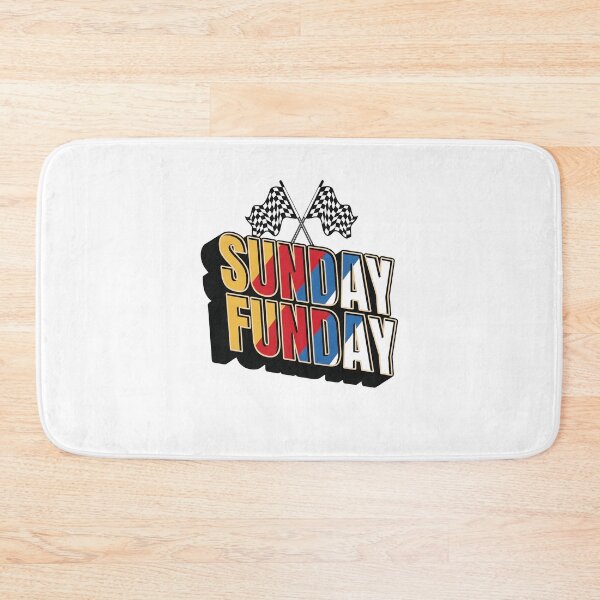 Item preview, Sunday Funday Racing Checkered Flags Retro Motorsports designed and sold by jinajinawoodood.
