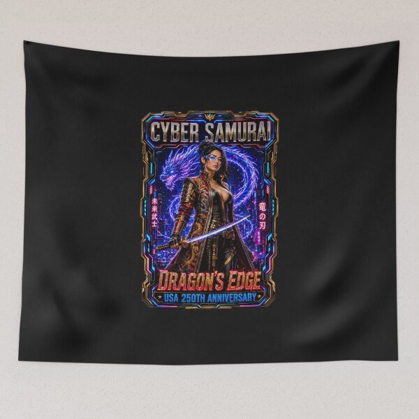 Item preview, Cyber Samurai Dragon’s Edge USA 250th Anniversary designed and sold by Dragon-Samurai.