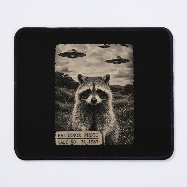 Item preview, Alien Abduction Raccoon Evidence Photo Vintage UFO designed and sold by jinajinawoodood.