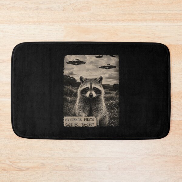 Item preview, Alien Abduction Raccoon Evidence Photo Vintage UFO designed and sold by jinajinawoodood.