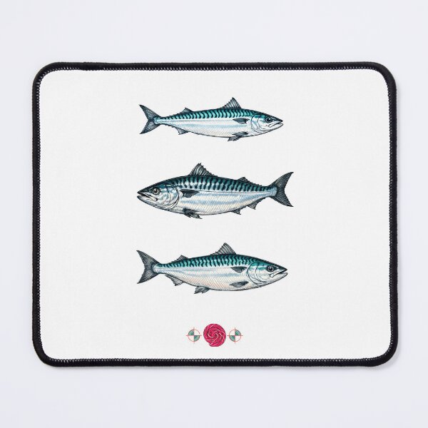 Item preview, mackerel designed and sold by Whimsy Trail Co.