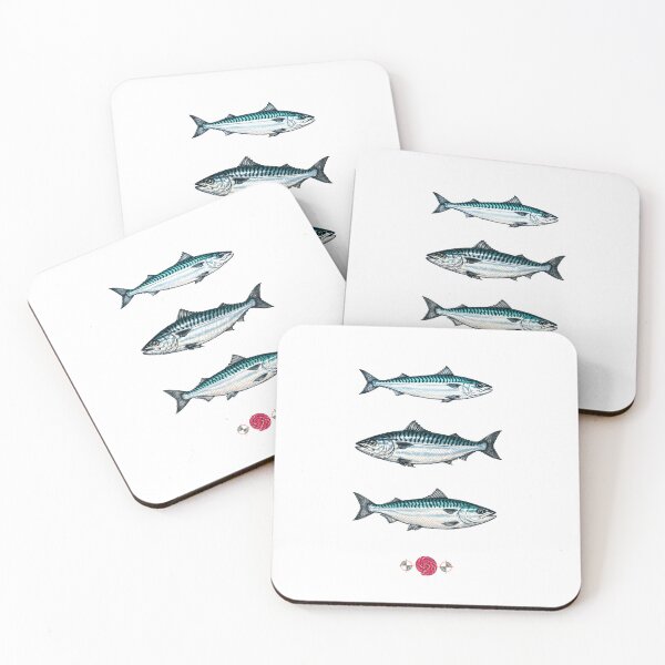 Item preview, mackerel designed and sold by Whimsy Trail Co.