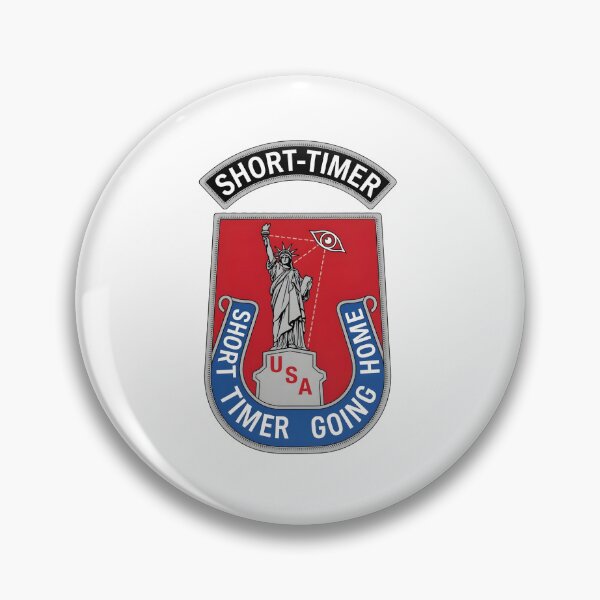 Item preview, Historical Vietnam War US Military "Short-Timer" Novelty Patch designed and sold by CharlieDesings.