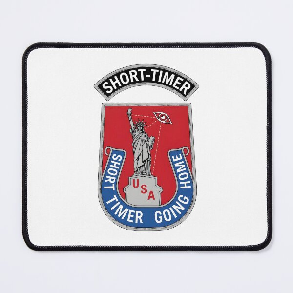Item preview, Historical Vietnam War US Military "Short-Timer" Novelty Patch designed and sold by CharlieDesings.