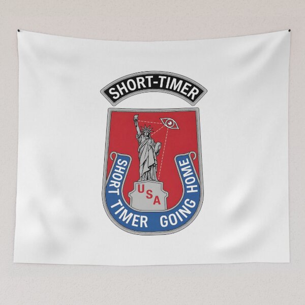 Item preview, Historical Vietnam War US Military "Short-Timer" Novelty Patch designed and sold by CharlieDesings.