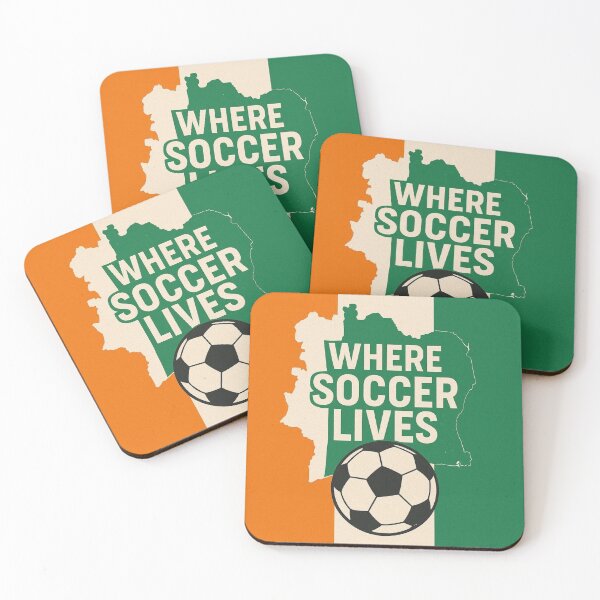 Item preview, Where Soccer Lives - Ivory Coast designed and sold by Endeva4eva.