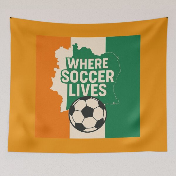 Item preview, Where Soccer Lives - Ivory Coast designed and sold by Endeva4eva.