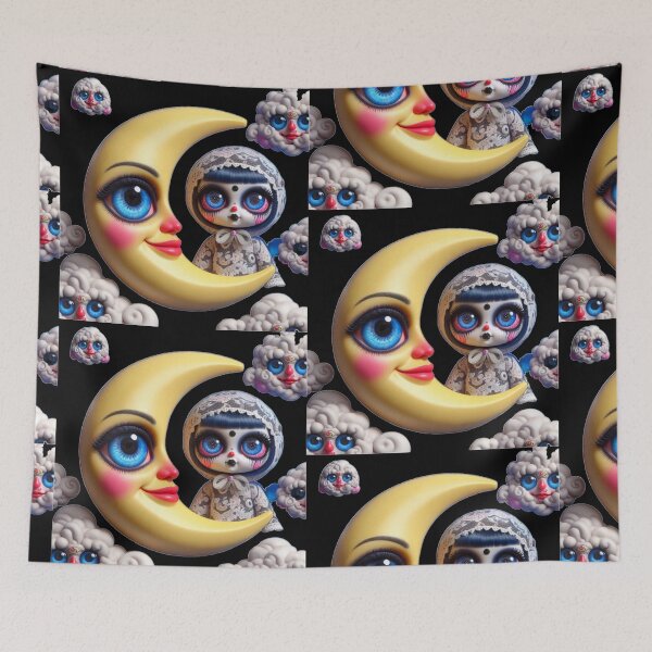 Item preview, Moon Child and the Cloud Spirits designed and sold by LujziWorld.