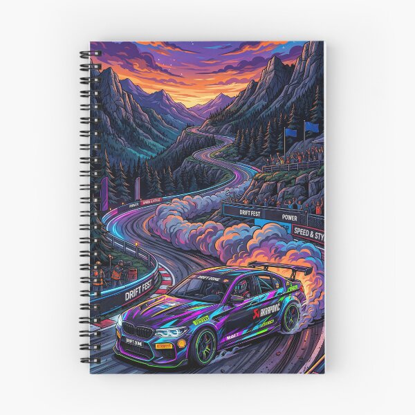 Item preview, Sunset Drift Festival Action Scene High Performance Car designed and sold by RevUpDesign.