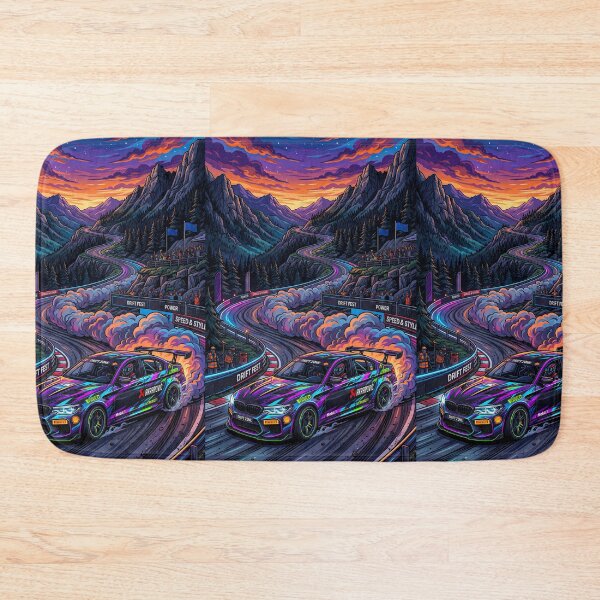 Item preview, Sunset Drift Festival Action Scene High Performance Car designed and sold by RevUpDesign.