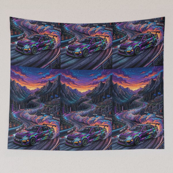 Item preview, Sunset Drift Festival Action Scene High Performance Car designed and sold by RevUpDesign.