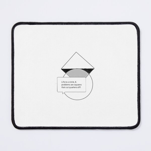Item preview, Minimalist retro black and white geometric math life quotes designed and sold by Shukasya-Arts.