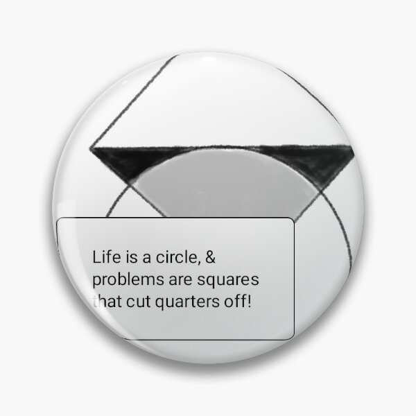 Item preview, Minimalist retro black and white geometric math life quotes designed and sold by Shukasya-Arts.