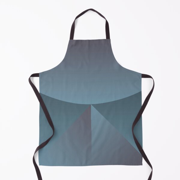 Item preview, Blue Gradient Geometric Pyramid Minimalist Abstract Poster Artwork designed and sold by ByJacobHam.