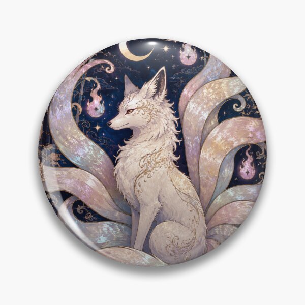 Item preview, Nine-Tailed Fox — Art Nouveau Spell designed and sold by Terraprompt.