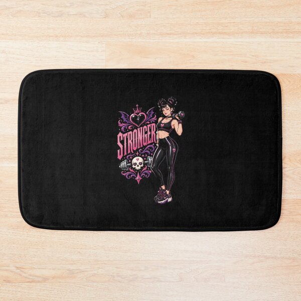 Item preview, Strong Goth Gym Girl designed and sold by MissFreya.